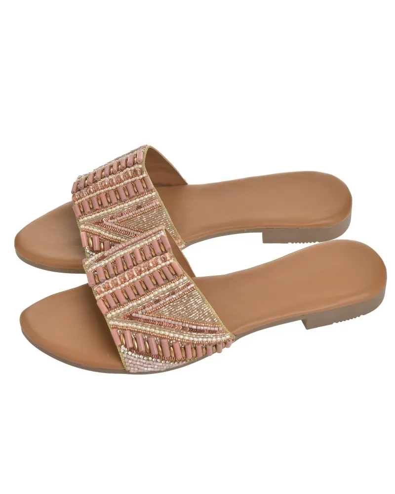 ΣΑΝΔΑΛΙ ΡΟΖ/ΛΕΥΚΟ ΜΕ ΧΑΝΤΡΕΣ (EU 41) ΣΑΝΔΑΛΙ ΡΟΖ/ΛΕΥΚΟ ΜΕ ΧΑΝΤΡΕΣ (EU 41)