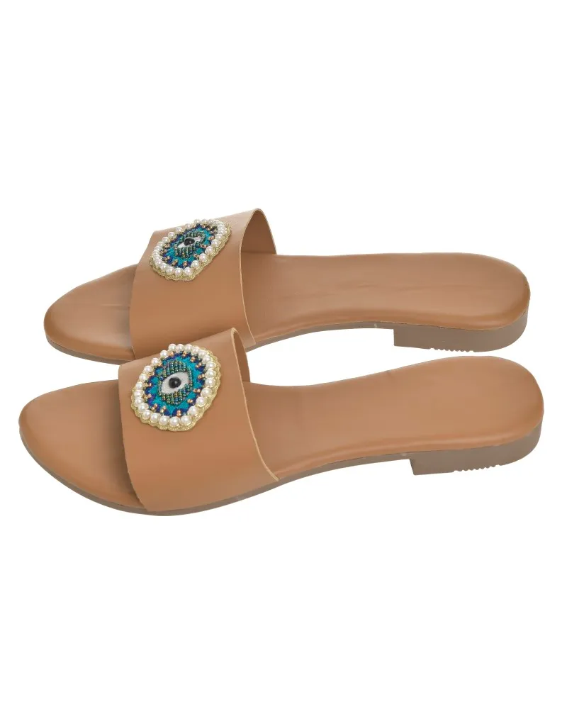 ΣΑΝΔΑΛΙ ΜΠΕΖ ”ΜΑΤΙ” ΜΕ ΧΑΝΤΡΕΣ (EU 38) ΣΑΝΔΑΛΙ ΜΠΕΖ ”ΜΑΤΙ” ΜΕ ΧΑΝΤΡΕΣ (EU 38)