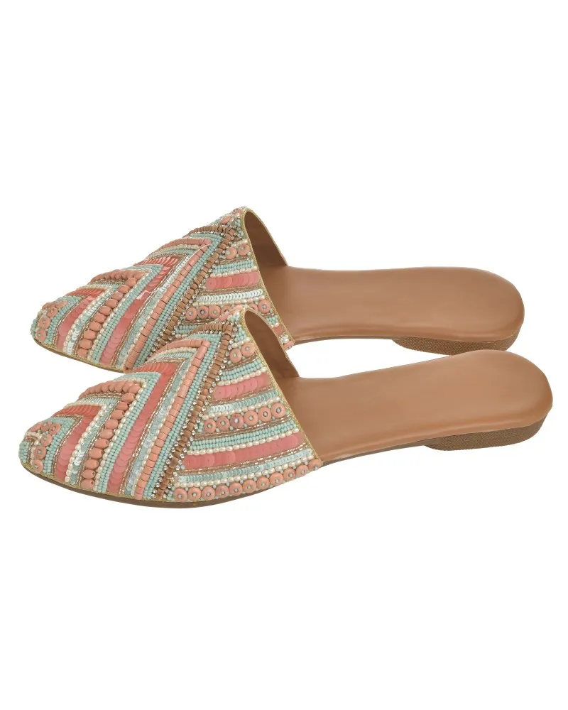 MULES ΣΕ ΡΟΖ/ΧΡΥΣΟ ΜΕ ΧΑΝΤΡΕΣ (EU 37)