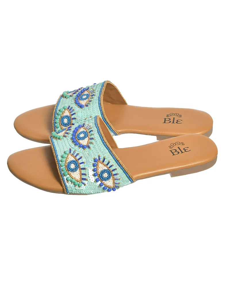 ΣΑΝΔΑΛΙ ΤΥΡΚΟΥΑΖ ”ΜΑΤΙΑ’΄ ΜΕ ΧΑΝΤΡΕΣ (EU 40) ΣΑΝΔΑΛΙ ΤΥΡΚΟΥΑΖ ”ΜΑΤΙΑ’΄ ΜΕ ΧΑΝΤΡΕΣ (EU 40)