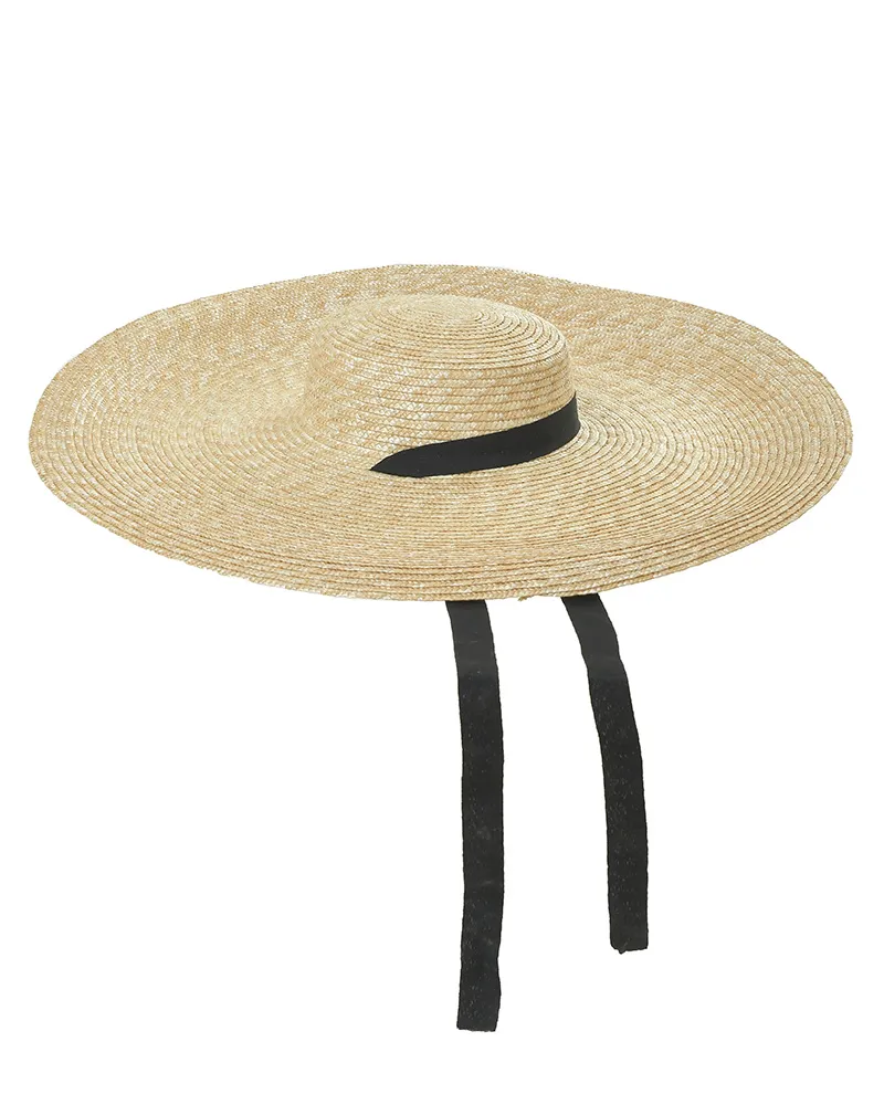 ΚΑΠΕΛΟ ΨΑΘΙΝΟ ΣΕ ΜΠΕΖ ΧΡΩΜΑ ΜΕ ΜΑΥΡΗ ΚΟΡΔΕΛA Φ65Χ7