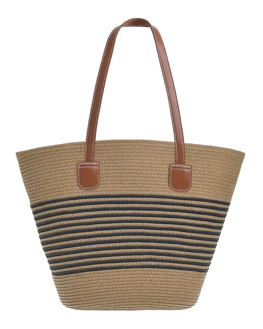 S/2 ΚΑΠΕΛΟ ΚΑΙ ΤΣΑΝΤΑ ΨΑΘΙΝΑ ΣΕ ΚΑΦΕ/ΜΑΥΡΟ ΧΡΩΜΑ (100% PAPER) 42X25X28