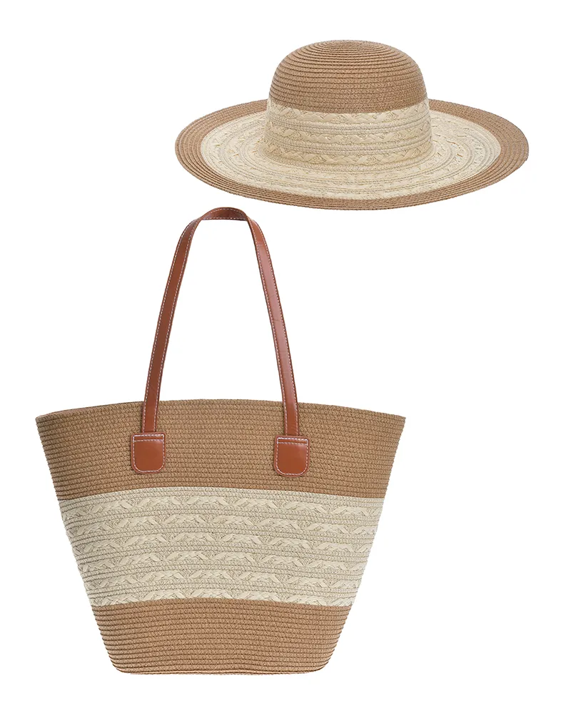 S/2 ΚΑΠΕΛΟ ΚΑΙ ΤΣΑΝΤΑ ΨΑΘΙΝΑ ΣΕ ΚΑΦΕ/ΕΚΡΟΥ ΧΡΩΜΑ (100% PAPER) 42X25X28 S/2 ΚΑΠΕΛΟ ΚΑΙ ΤΣΑΝΤΑ ΨΑΘΙΝΑ ΣΕ ΚΑΦΕ/ΕΚΡΟΥ ΧΡΩΜΑ (100% PAPER) 42X25X28