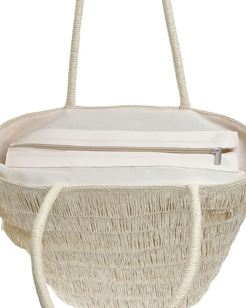 S/2 ΚΑΠΕΛΟ ΚΑΙ ΤΣΑΝΤΑ ΨΑΘΙΝΑ ΣΕ ΕΚΡΟΥ ΧΡΩΜΑ (100% PAPER) 42X25X28