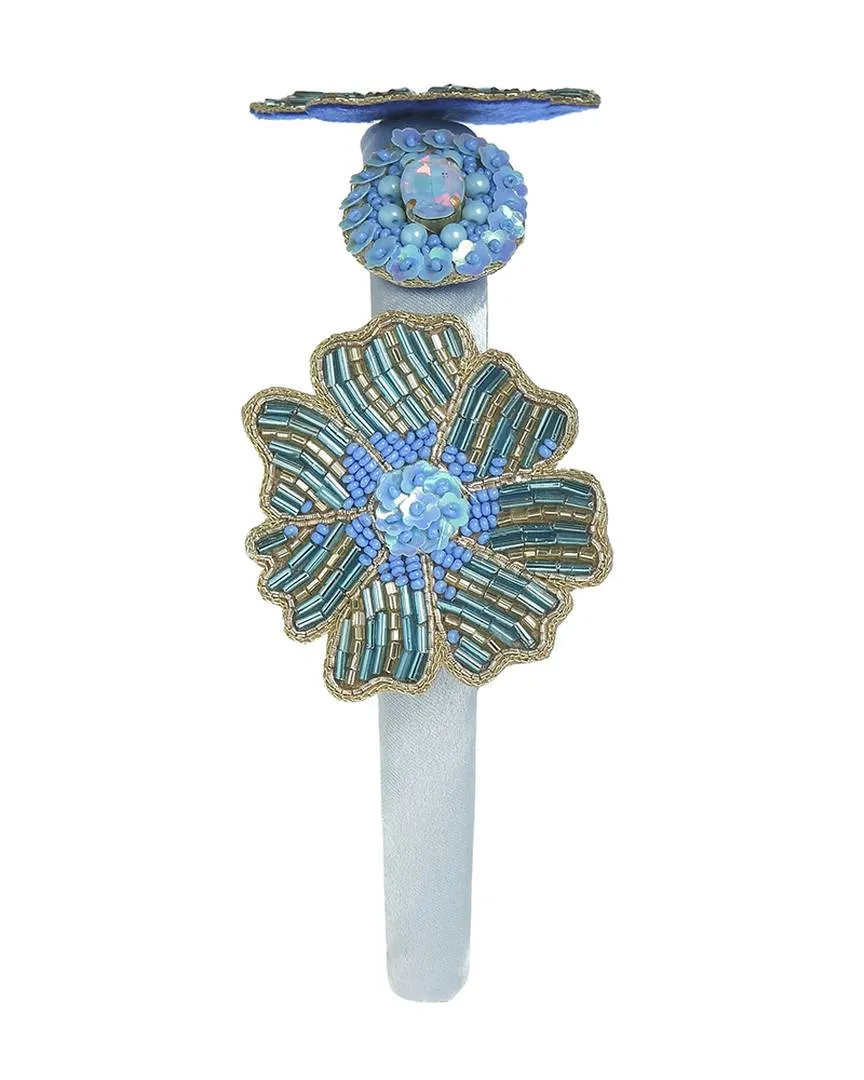 ΣΤΕΚΑ ΜΑΛΛΙΩΝ ''ΛΟΥΛΟΥΔΙ'' ΣΕ ΓΑΛΑΖΙΟ ΧΡΩΜΑ ΜΕ ΧΑΝΤΡΕΣ