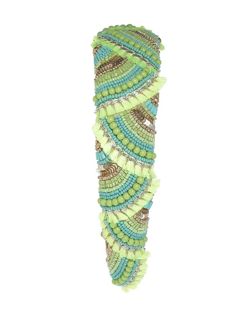 ΣΤΕΚΑ ΜΑΛΛΙΩΝ ΣΕ ΚΙΤΡΙΝΟ/ΜΠΛΕ ΧΡΩΜΑ ΜΕ ΧΑΝΤΡΕΣ