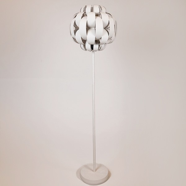 ΕΠΙΔΑΠΕΔΙΟ ΦΩΤΙΣΤΙΚΟ ΜΕΤΑΛΛΙΚΟ ΛΕΥΚΟ 43x43x153cm