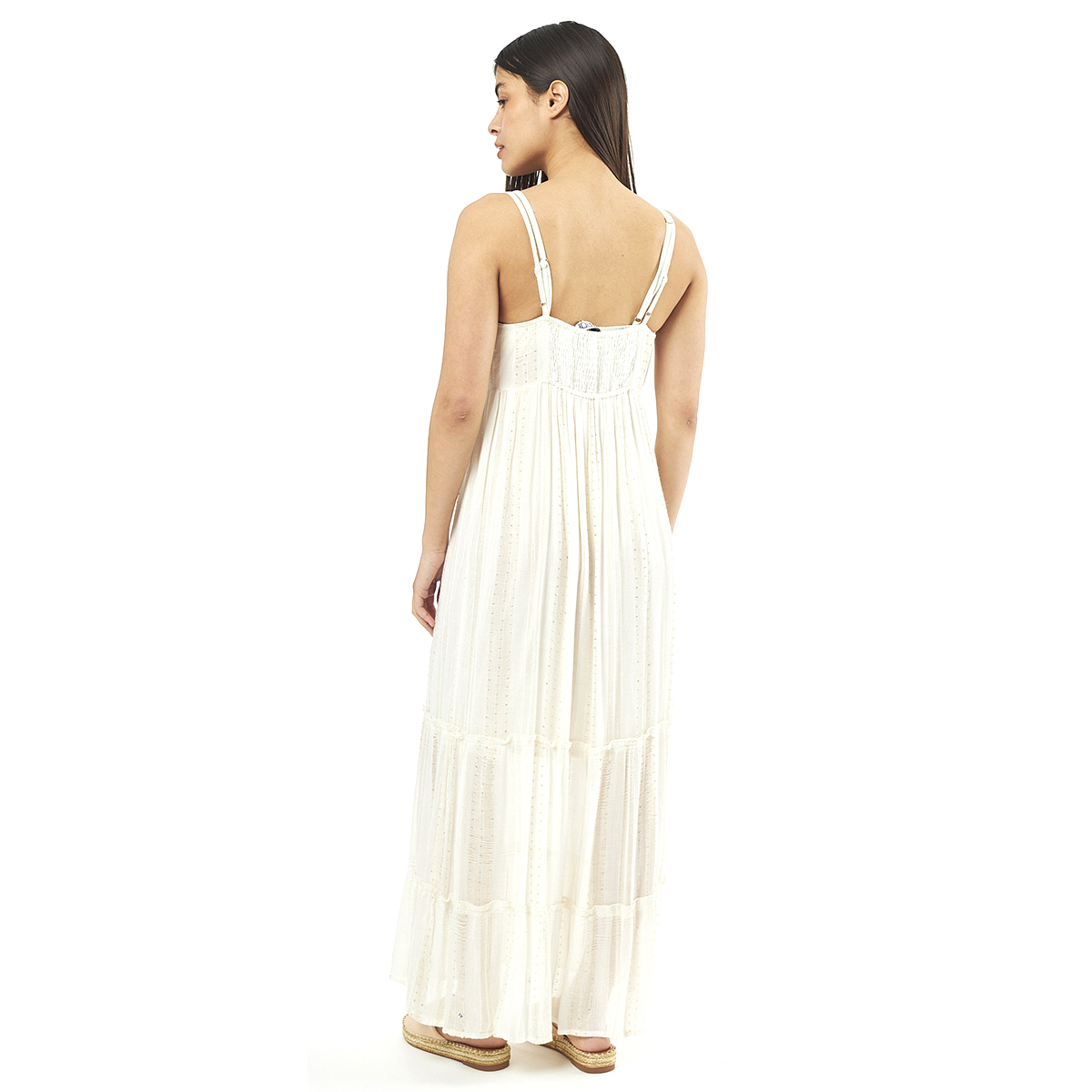 Verde Γυναικείο Φόρεμα 52-0047 Ρεγιόν Ινδίας Εκρού