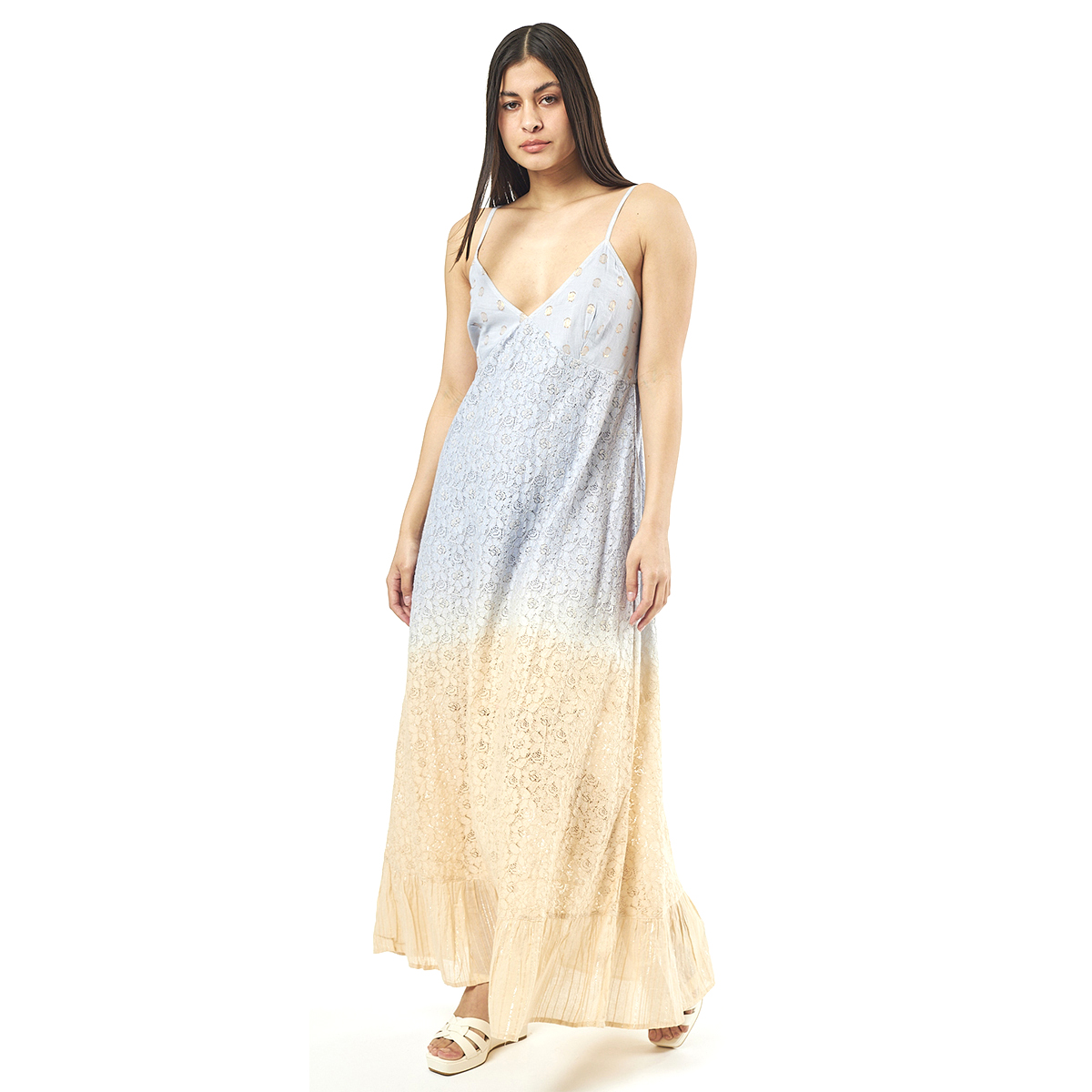 Verde Γυναικείο Φόρεμα 52-0053 90% Cotton 10% Νάιλον Ινδίας Πολύχρωμο