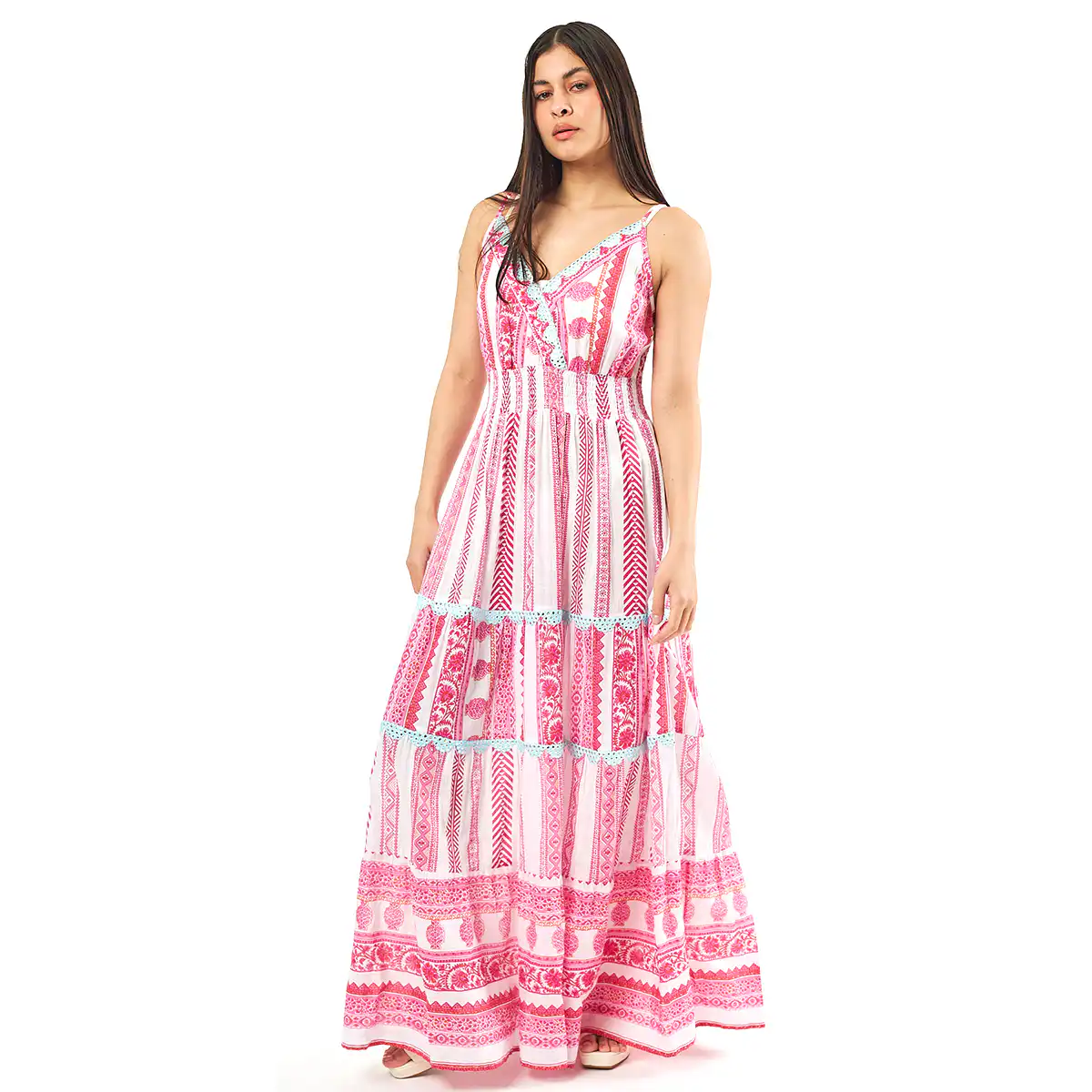 Verde Γυναικείο Φόρεμα 52-0064 Cotton Ινδίας Πολύχρωμο Verde Γυναικείο Φόρεμα 52-0064 Cotton Ινδίας Πολύχρωμο