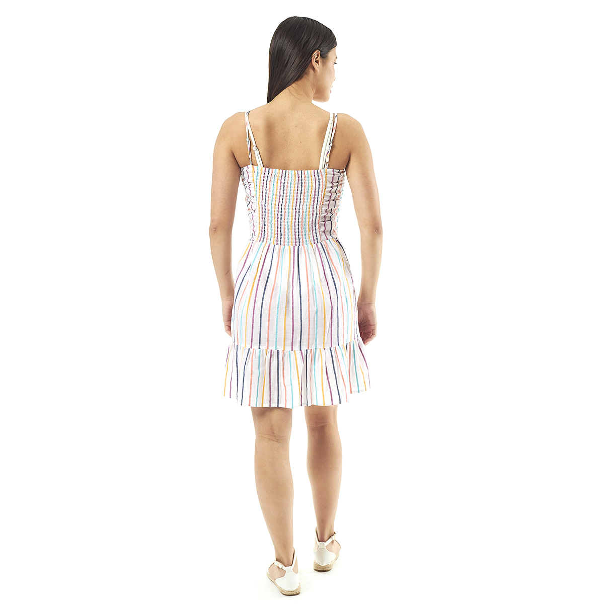 Verde Γυναικείο Φόρεμα 52-0069 Viscoce Ινδίας Πολύχρωμο