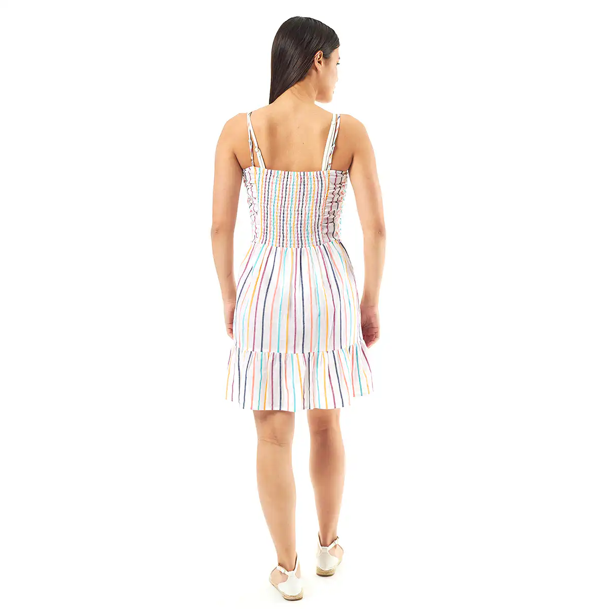 Verde Γυναικείο Φόρεμα 52-0069 Viscoce Ινδίας Πολύχρωμο