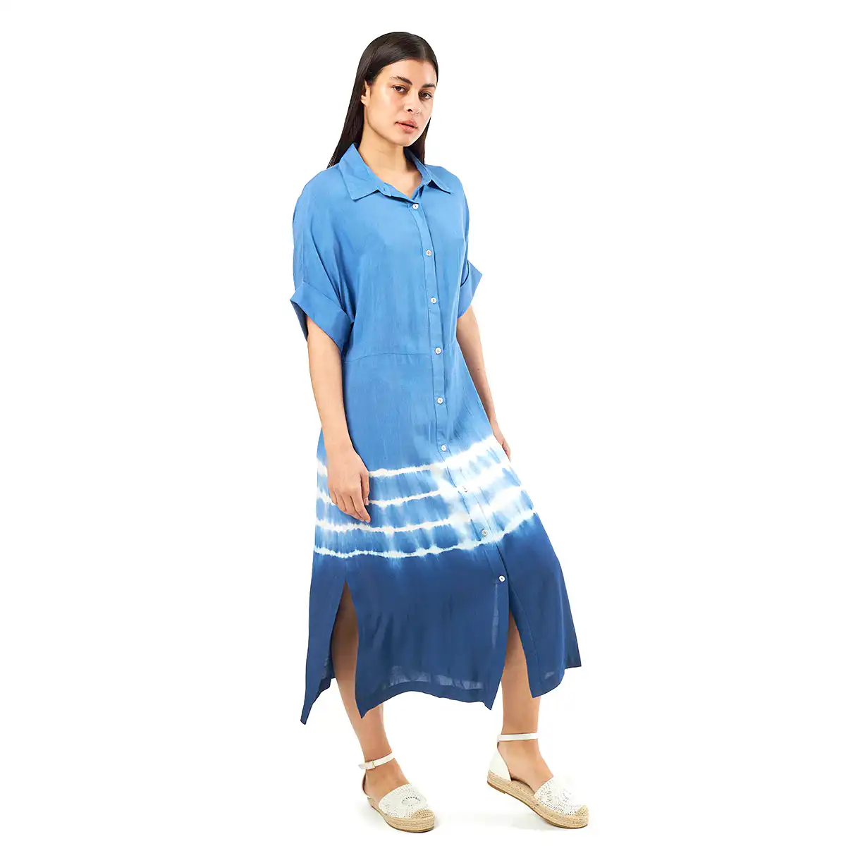 Verde Γυναικείο Φόρεμα 52-0070 Viscoce Ινδίας Μπλέ Verde Γυναικείο Φόρεμα 52-0070 Viscoce Ινδίας Μπλέ