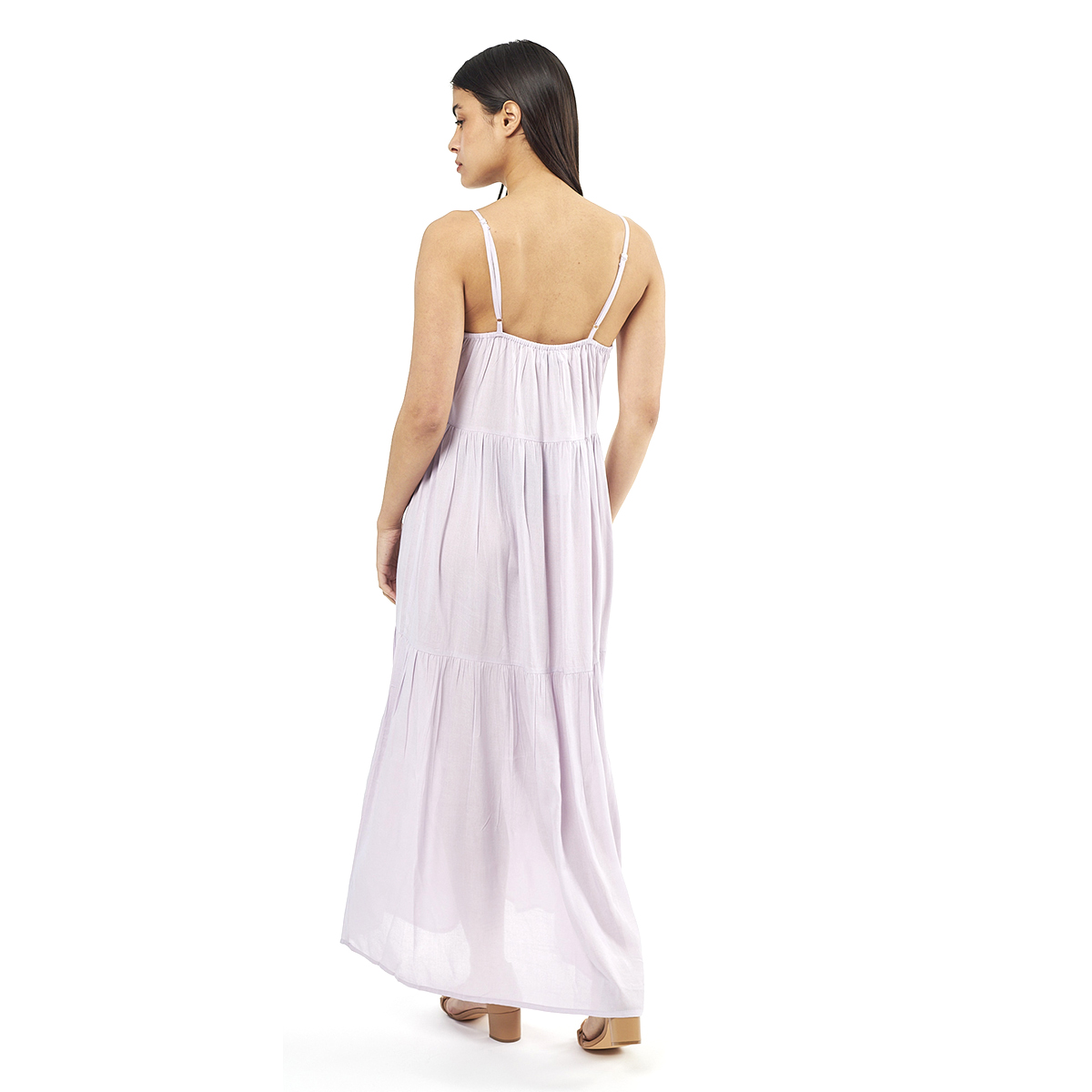 Verde Γυναικείο Φόρεμα 52-0074 Viscoce Ινδίας Λιλά