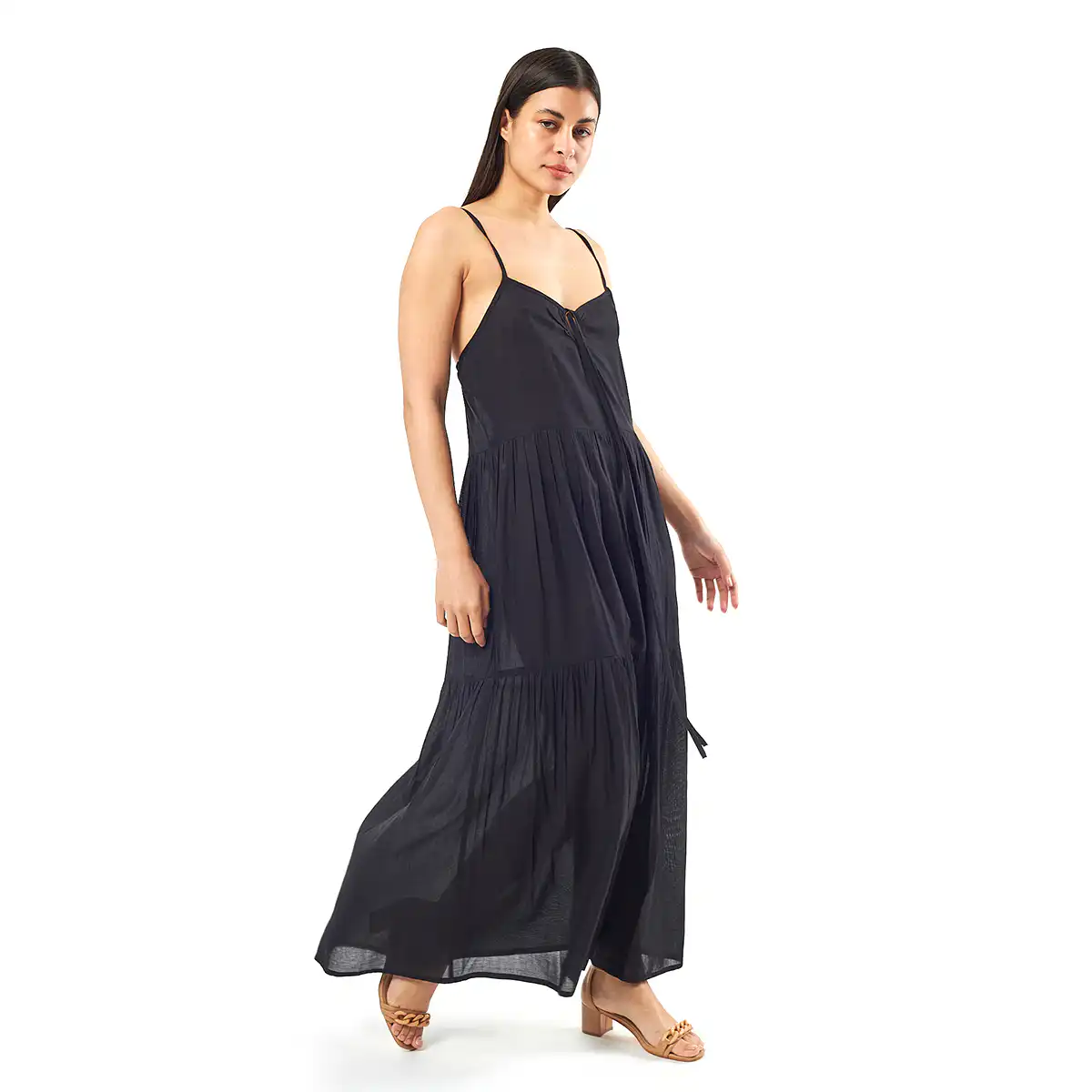 Verde Γυναικείο Φόρεμα 52-0074 Viscoce Ινδίας Μαύρο Verde Γυναικείο Φόρεμα 52-0074 Viscoce Ινδίας Μαύρο