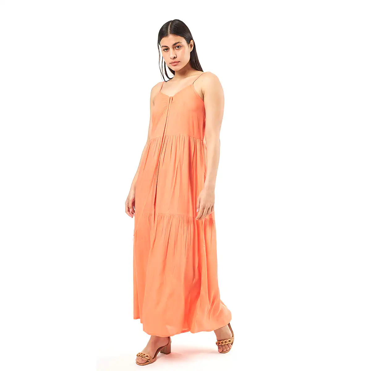 Verde Γυναικείο Φόρεμα 52-0074 Viscoce Ινδίας Πορτοκαλί Verde Γυναικείο Φόρεμα 52-0074 Viscoce Ινδίας Πορτοκαλί