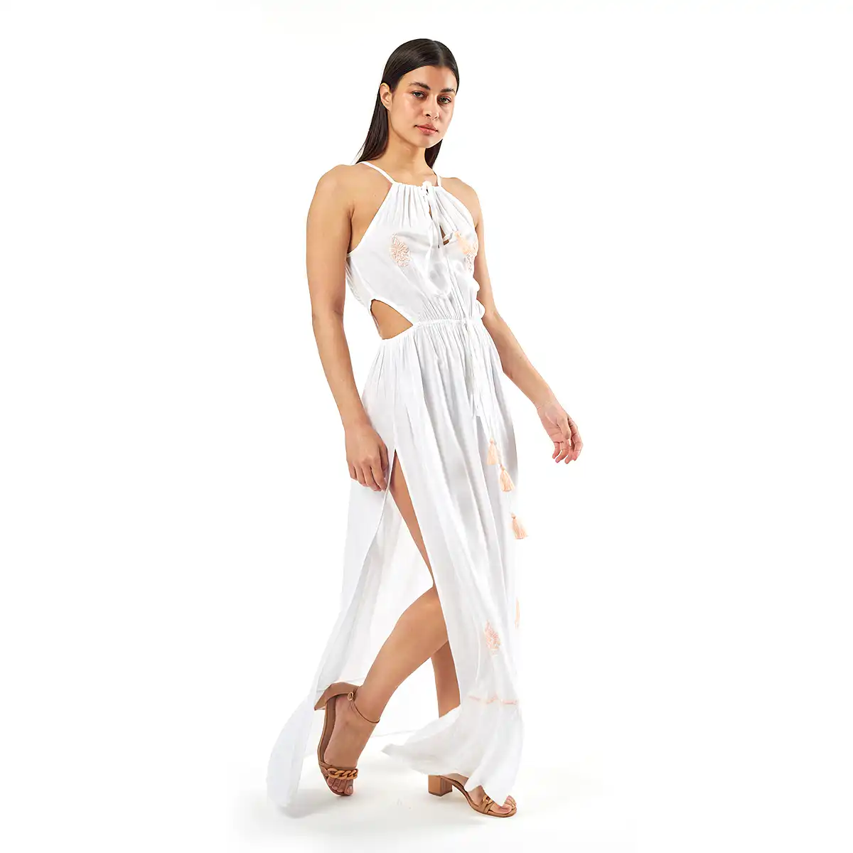 Verde Γυναικείο Φόρεμα 52-0077 Ρεγιόν Ινδίας Άσπρο Verde Γυναικείο Φόρεμα 52-0077 Ρεγιόν Ινδίας Άσπρο