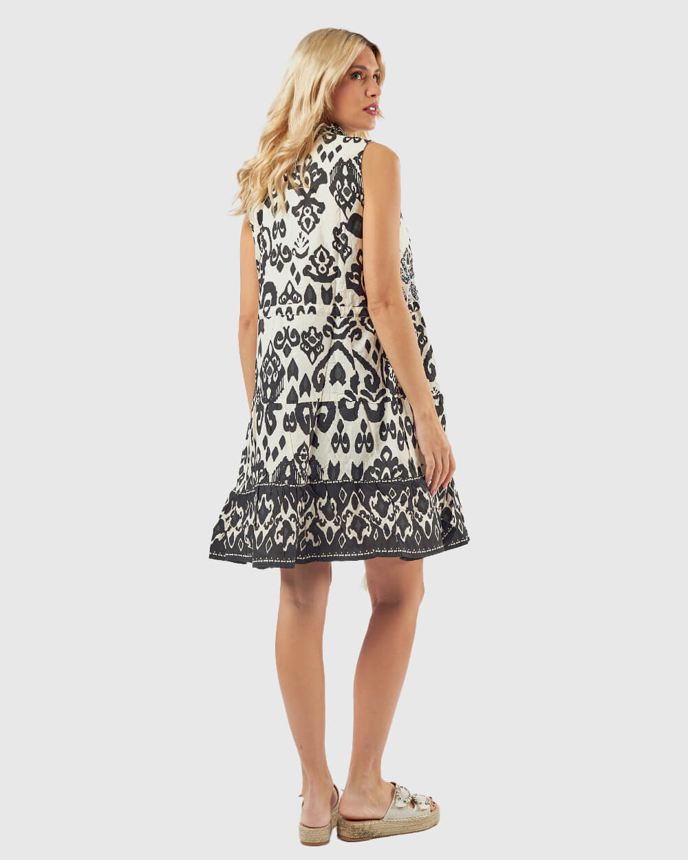 VERDE ΓΥΝΑΙΚΕΙΟ ΦΟΡΕΜΑ 52-0136 ΒΙΣΚΟΖΗ ΙΝΔΙΑΣ ΜΑΥΡΟ