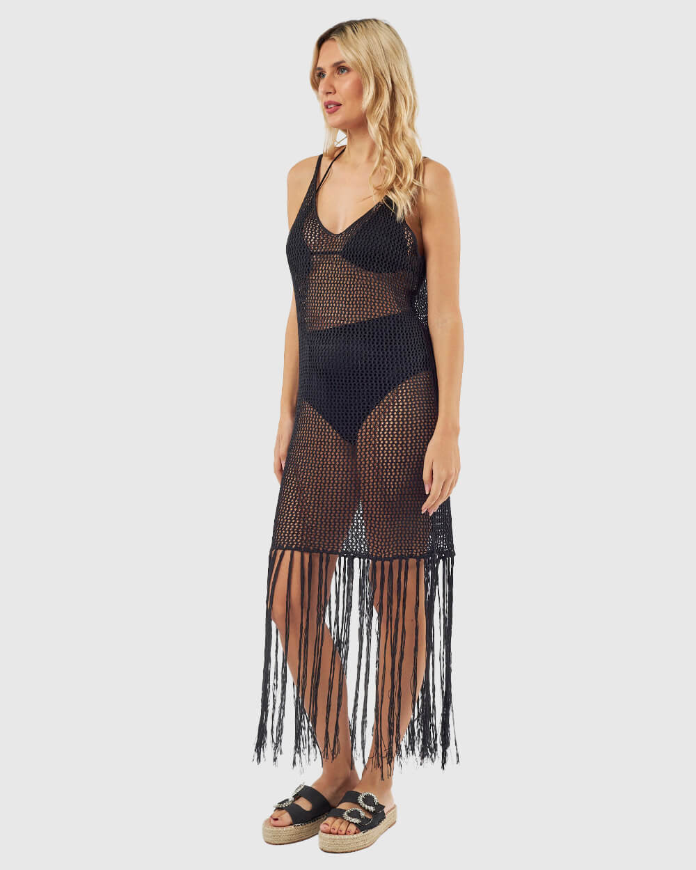 VERDE ΓΥΝΑΙΚΕΙΟ ΦΟΡΕΜΑ 52-0138 ΒΙΣΚΟΖΗ ΜΑΥΡΟ