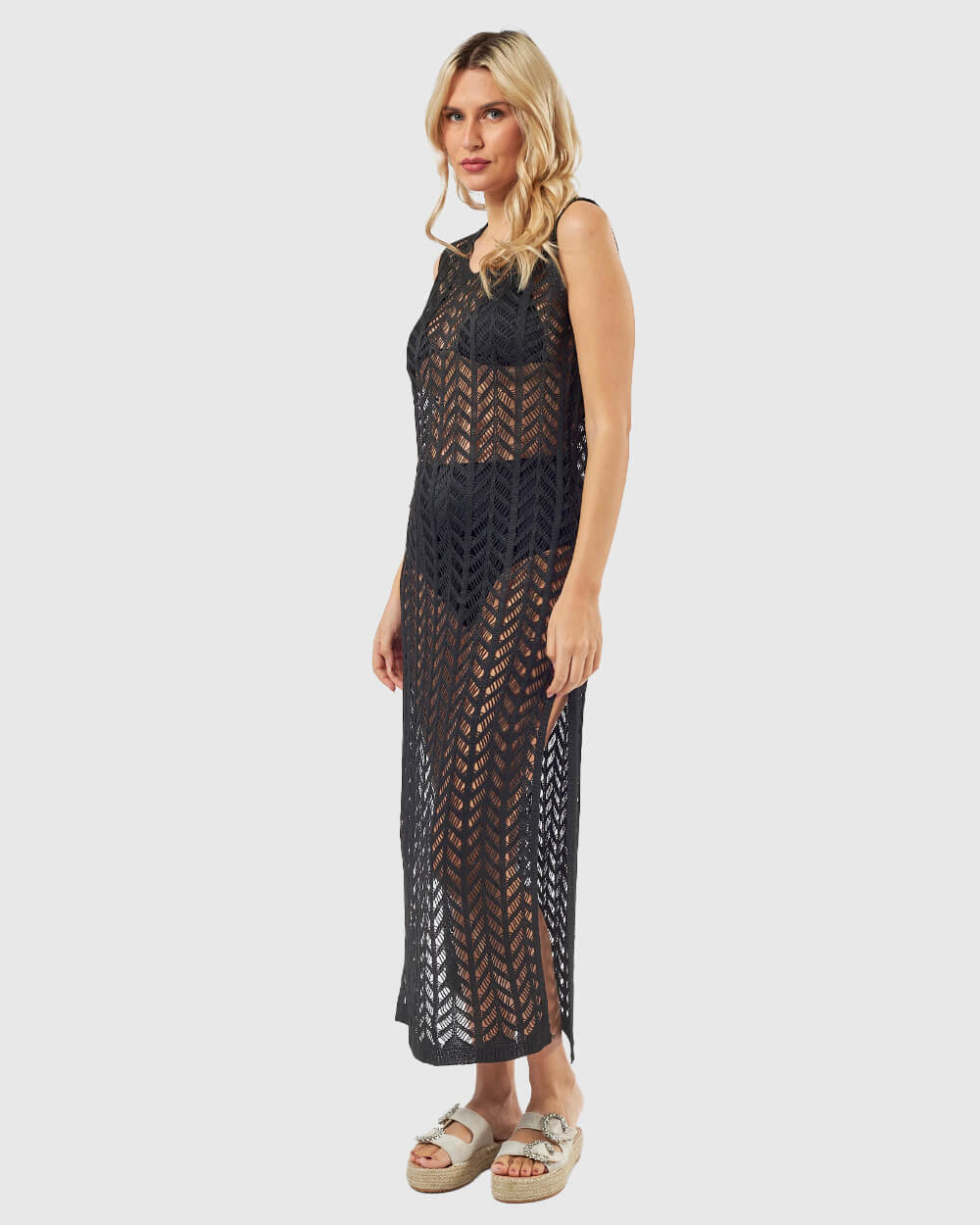 VERDE ΓΥΝΑΙΚΕΙΟ ΦΟΡΕΜΑ 52-0139 ΒΙΣΚΟΖΗ ΜΑΥΡΟ