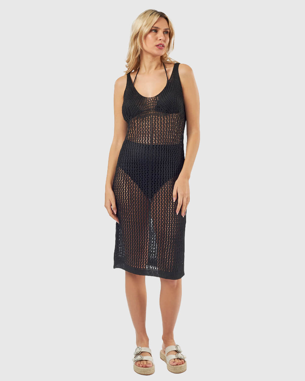 VERDE ΓΥΝΑΙΚΕΙΟ ΦΟΡΕΜΑ 52-0144 ΒΙΣΚΟΖΗ ΜΑΥΡΟ