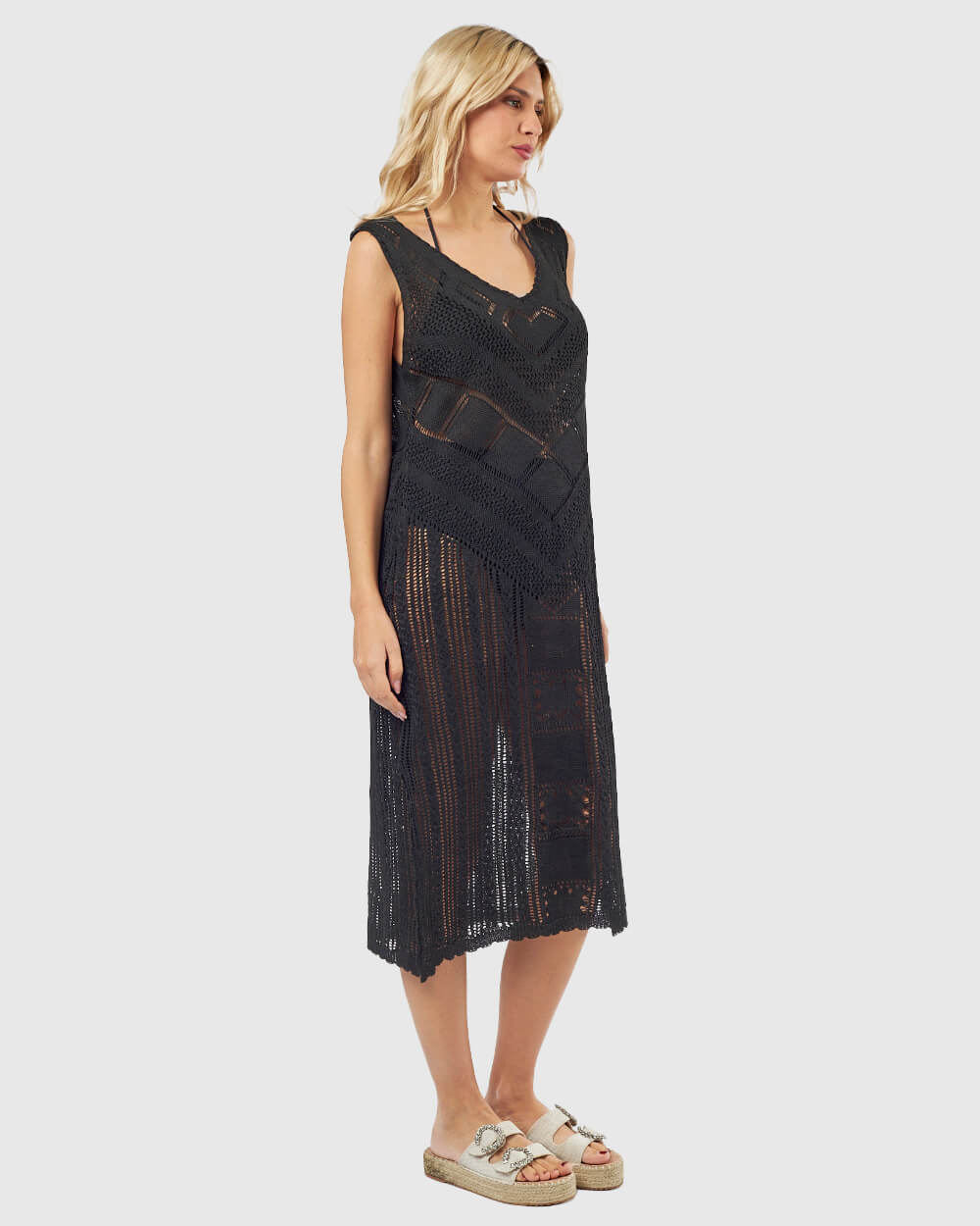 VERDE ΓΥΝΑΙΚΕΙΟ ΦΟΡΕΜΑ 52-0145 ΒΙΣΚΟΖΗ ΜΑΥΡΟ