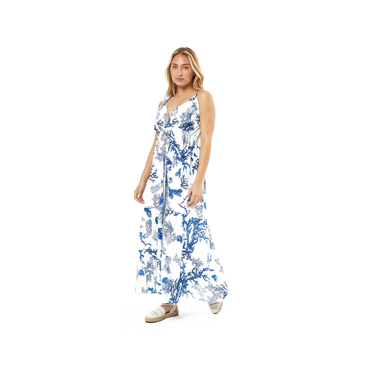 Verde Γυναικείο Φόρεμα 52-0126 Βαμβακερό Άσπρο Verde Γυναικείο Φόρεμα 52-0126 Βαμβακερό Άσπρο