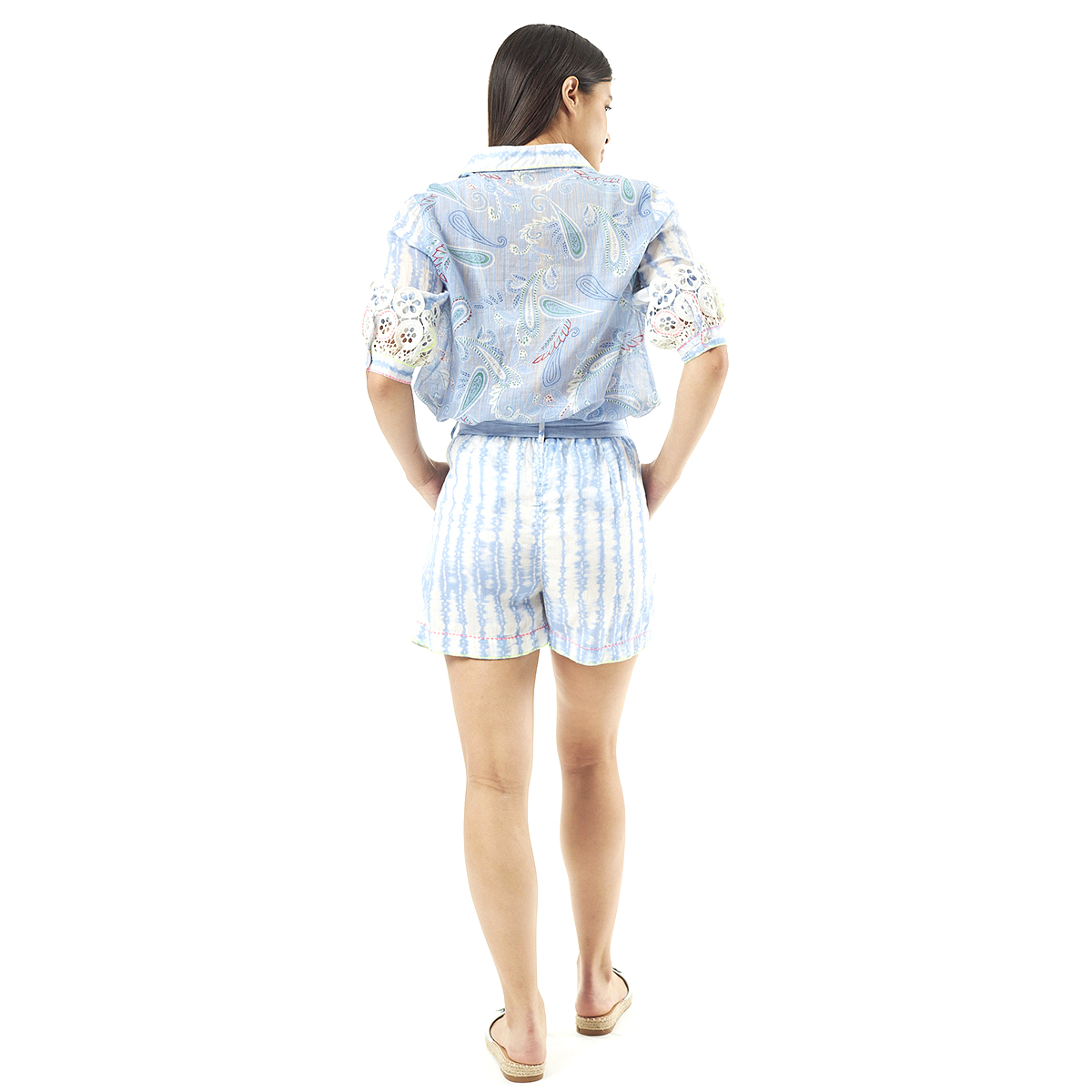 Verde Γυναικεία Πουκαμίσα 53-0022 Cotton Ινδίας Πολύχρωμο