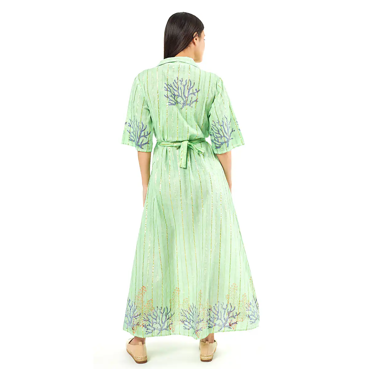 Verde Γυναικεία Πουκαμίσα 53-0023 Cotton Ινδίας Πράσινο Verde Γυναικεία Πουκαμίσα 53-0023 Cotton Ινδίας Πράσινο