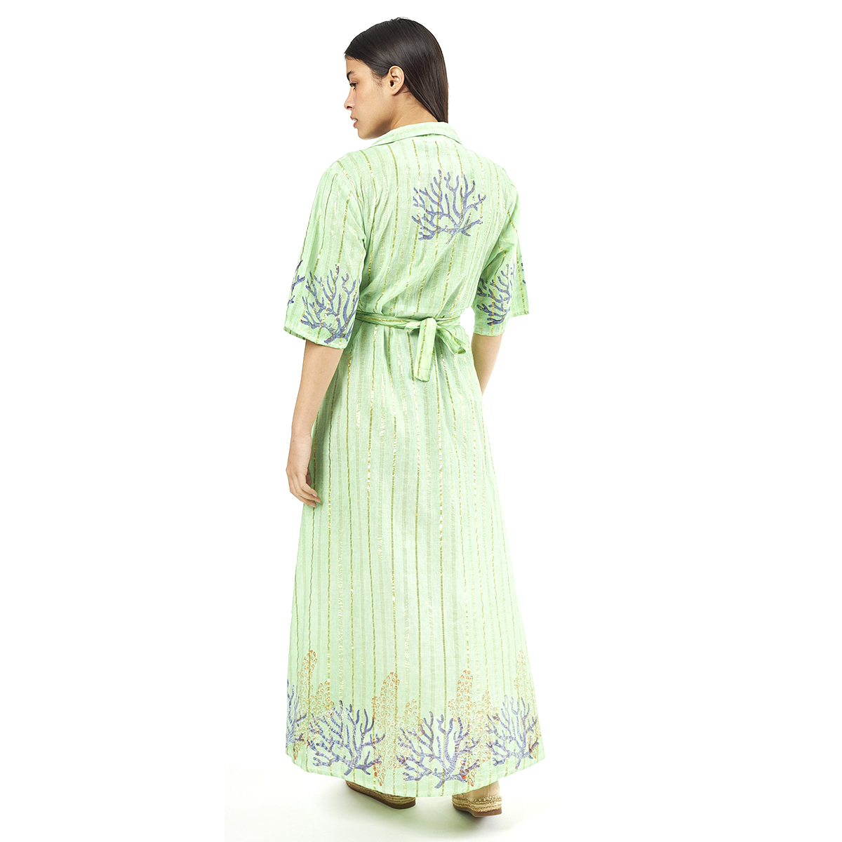 Verde Γυναικεία Πουκαμίσα 53-0023 Cotton Ινδίας Πράσινο