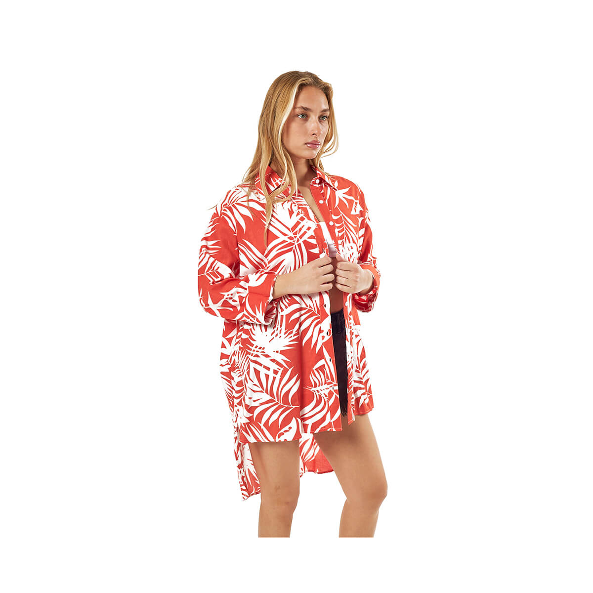 Verde Γυναικεία Πουκαμίσα 53-0038 Βισκόζη Πολύχρωμο