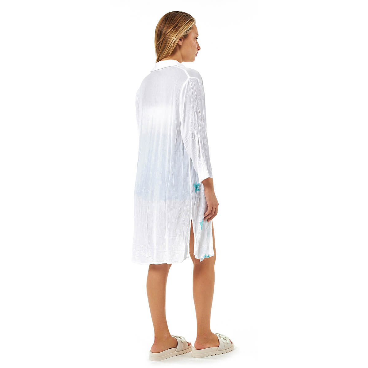 Verde Γυναικεία Πουκαμίσα 53-0070 Βισκόζη Τιρκουάζ Verde Γυναικεία Πουκαμίσα 53-0070 Βισκόζη Τιρκουάζ