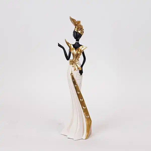 ΔΙΑΚΟΣΜΗΤΙΚΗ ΦΙΓΟΥΡΑ ΓΥΝΑΙΚΑ ΛΕΥΚΟ-ΧΡΥΣΟ 10x9x41cm ΔΙΑΚΟΣΜΗΤΙΚΗ ΦΙΓΟΥΡΑ ΓΥΝΑΙΚΑ ΛΕΥΚΟ-ΧΡΥΣΟ 10x9x41cm