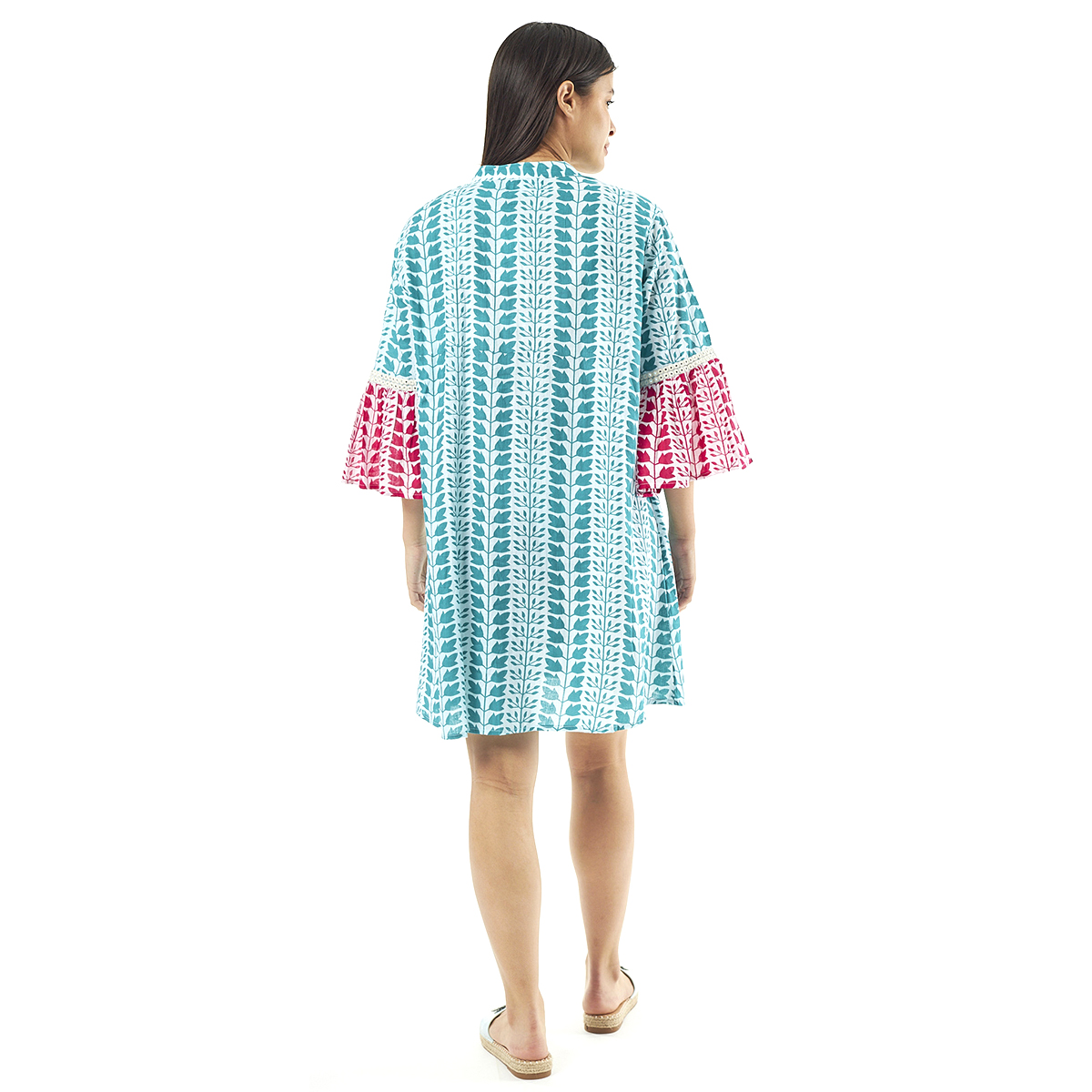 Verde Γυναικεία Μπλούζα 54-0006 Cotton Ινδίας Πολύχρωμο