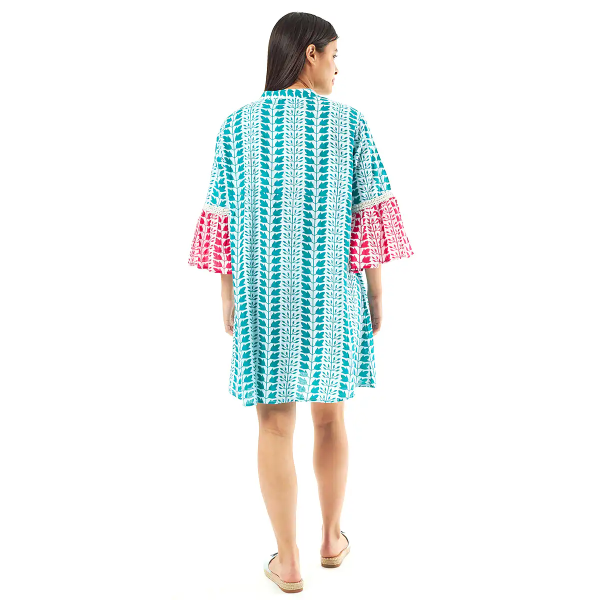 Verde Γυναικεία Μπλούζα 54-0006 Cotton Ινδίας Πολύχρωμο