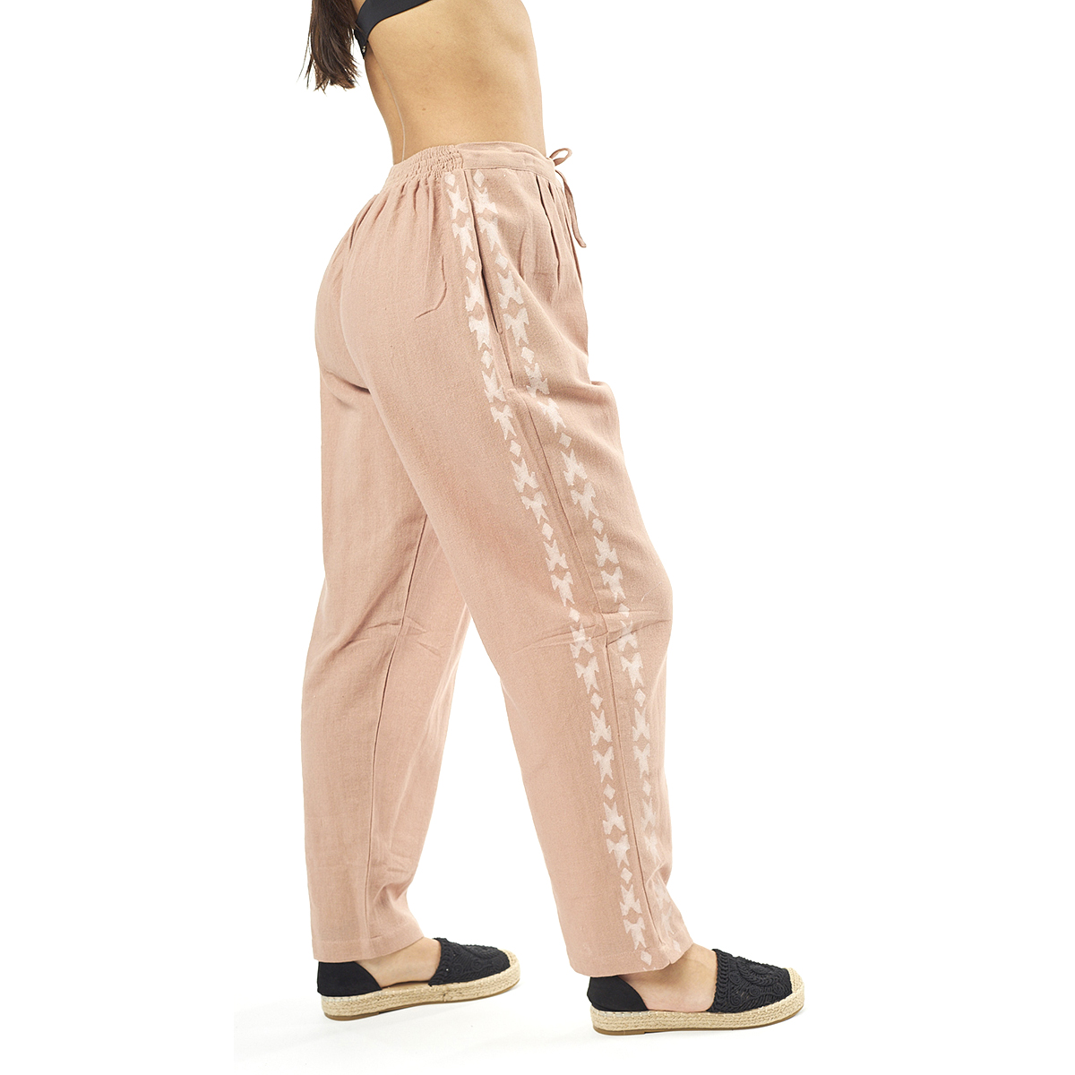 Verde Γυναικείο Παντελόνι 55-0007 Cotton Ινδίας ΣΟΜΟΝ