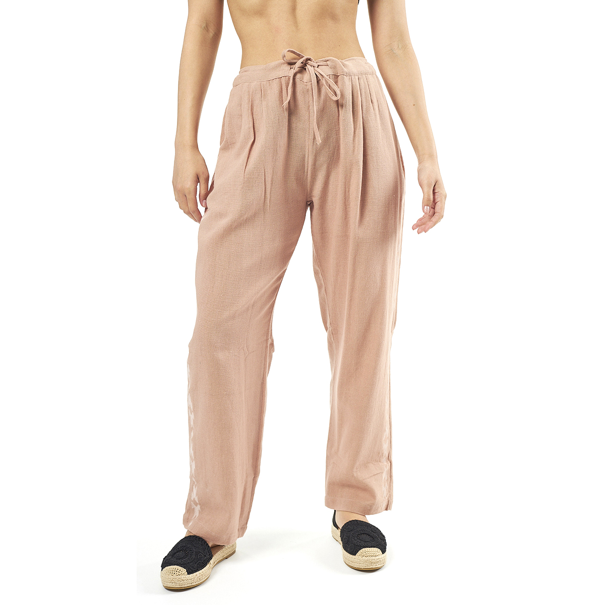 Verde Γυναικείο Παντελόνι 55-0007 Cotton Ινδίας ΣΟΜΟΝ