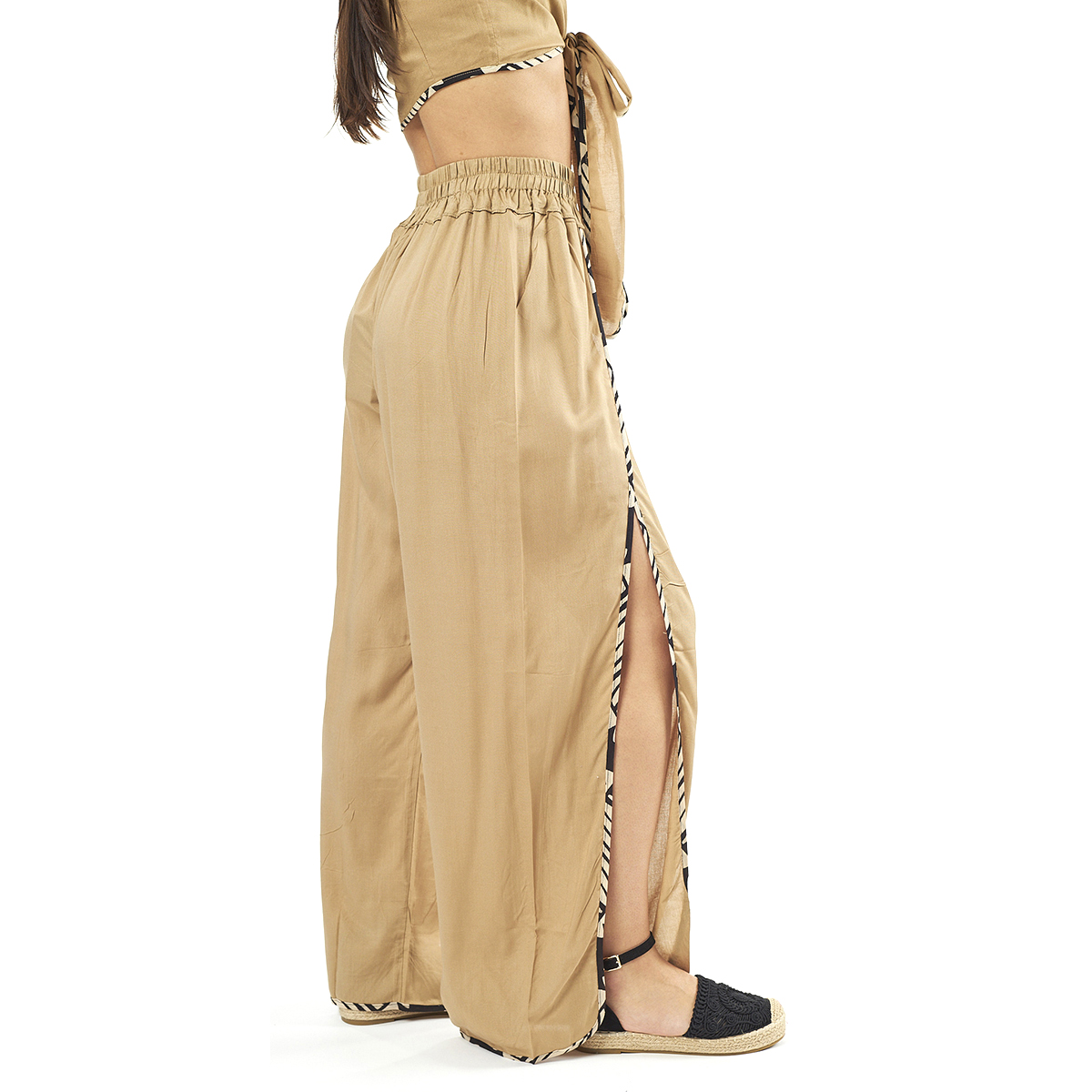 Verde ΓυναικείοΠαντελόνι 55-0009 Cotton Ινδίας Μπέζ