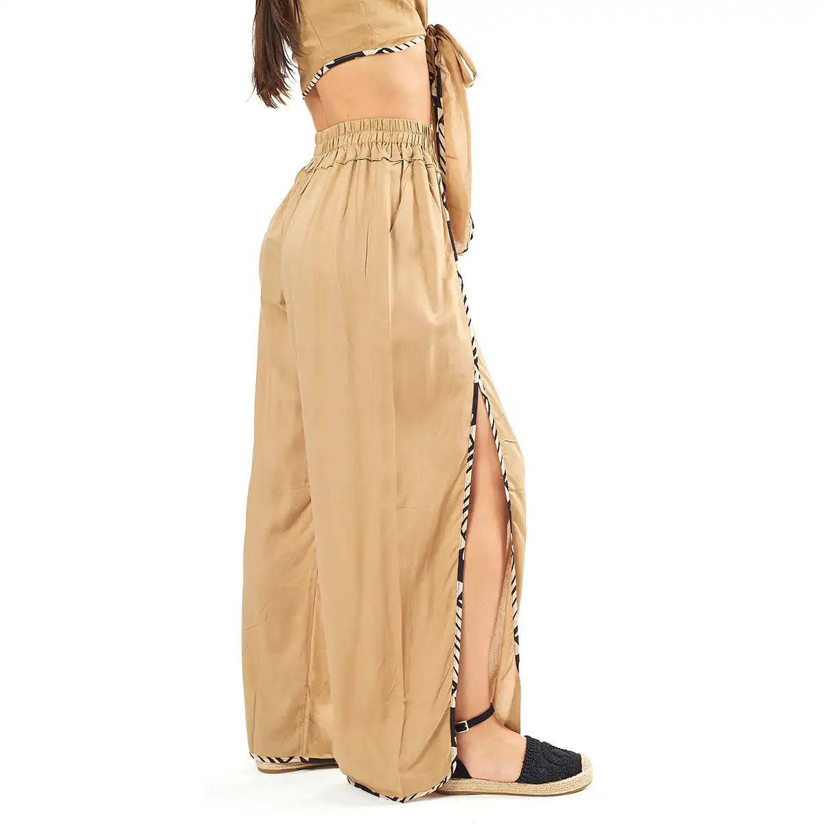 Verde ΓυναικείοΠαντελόνι 55-0009 Cotton Ινδίας Μπέζ Verde ΓυναικείοΠαντελόνι 55-0009 Cotton Ινδίας Μπέζ