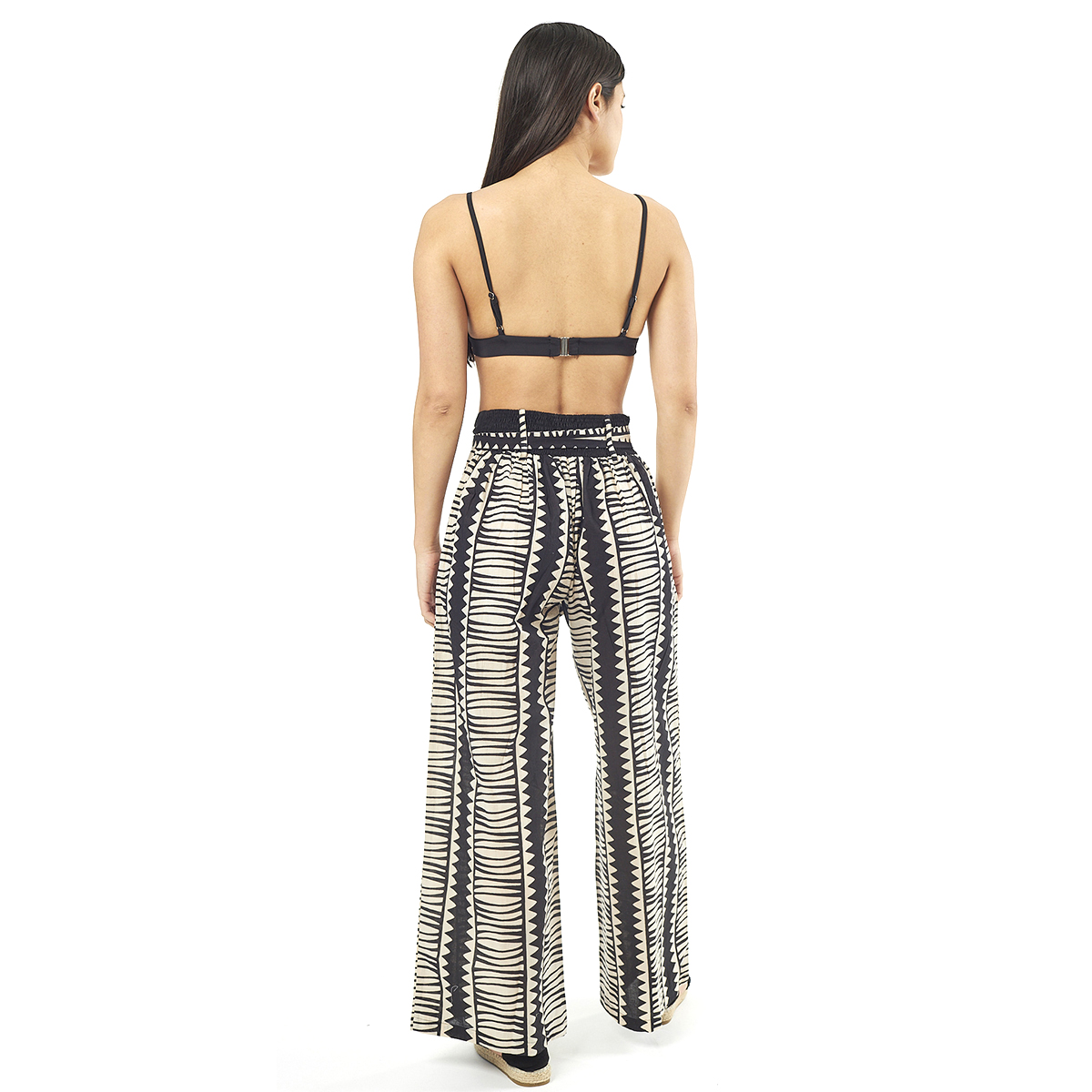 Verde Γυναικείο Παντελόνι 55-0010 Cotton Ινδίας Πολύχρωμο