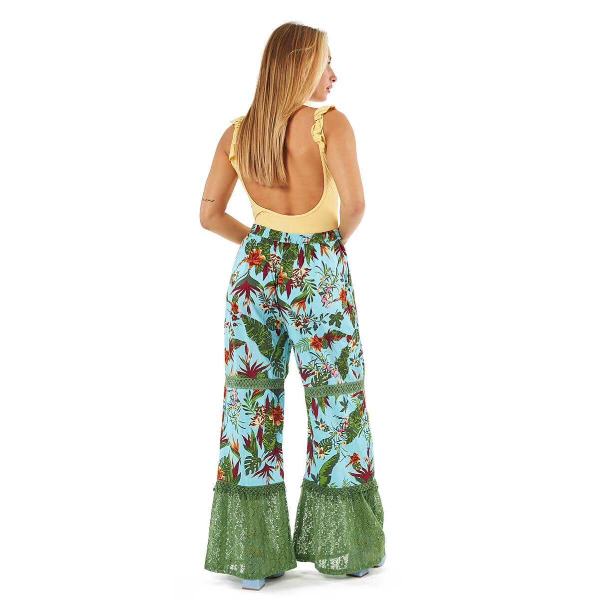 Verde Γυναικείο Παντελόνι 55-0014-Πολύχρωμο- Verde Γυναικείο Παντελόνι 55-0014-Πολύχρωμο-