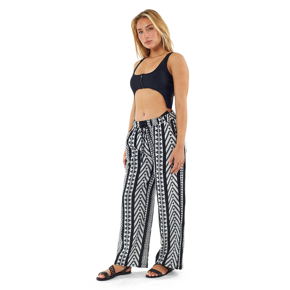 Verde Γυναικείο Παντελόνι 55-0015-Μαύρο