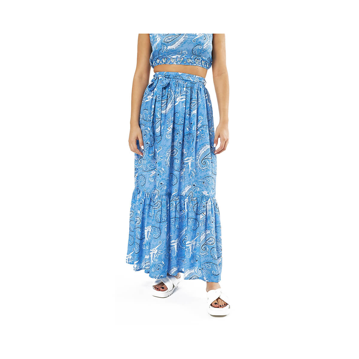 Verde Γυναικείο Παντελόνι 55-0019-Μπλε