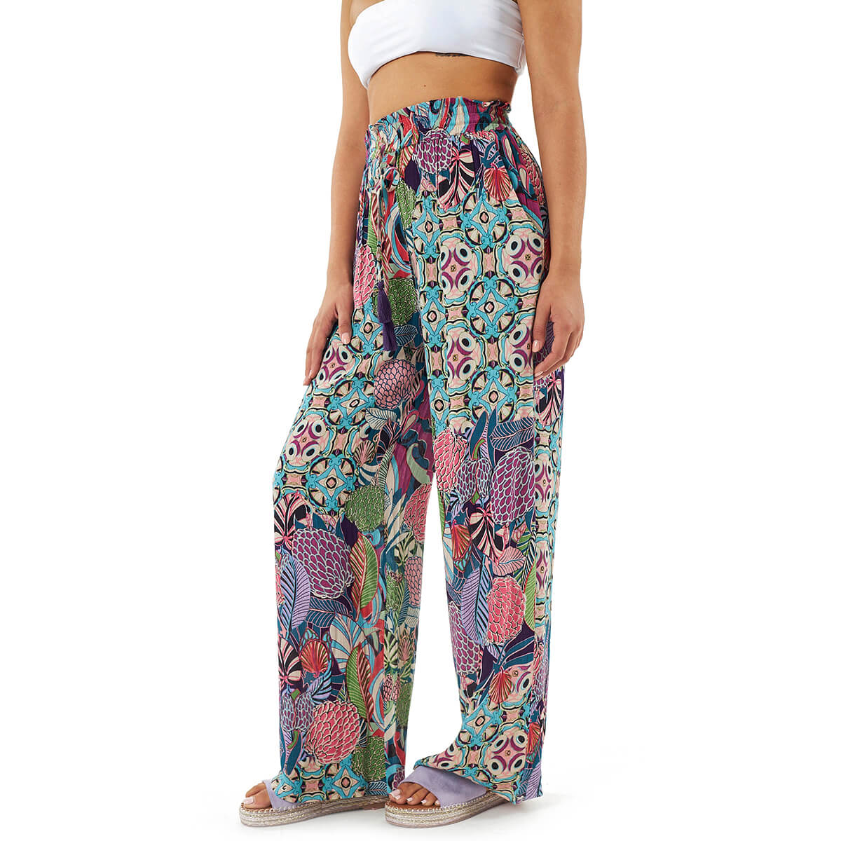 Verde Γυναικείο Παντελόνι 55-0022-Ροζ