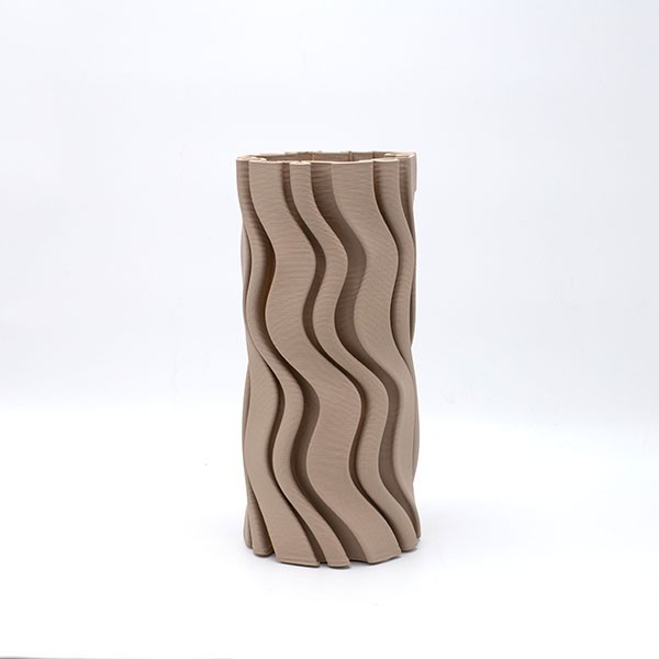 ΒΑΖΟ ΚΕΡΑΜΙΚΟ ΑΝΟΙΧΤΟ ΓΚΡΙ 14x14x28cm