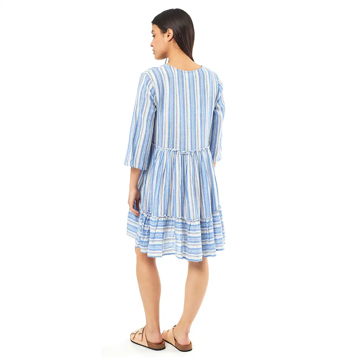 Verde Γυναικεία Τουνίκ 56-0055 Cotton Ινδίας Πολύχρωμο