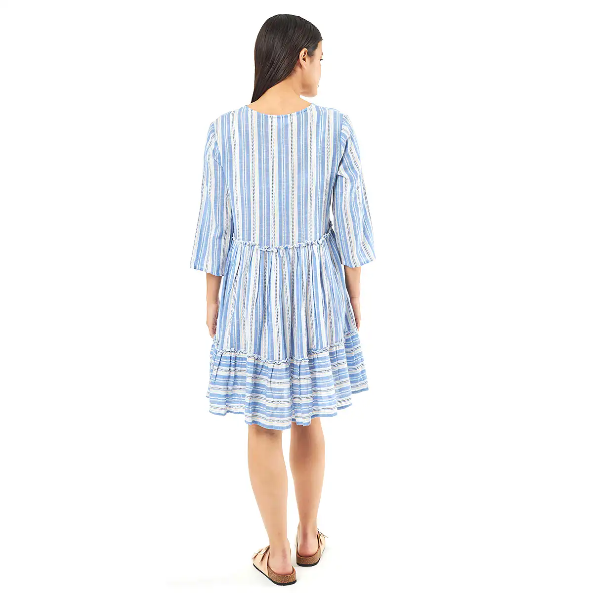 Verde Γυναικεία Τουνίκ 56-0055 Cotton Ινδίας Πολύχρωμο