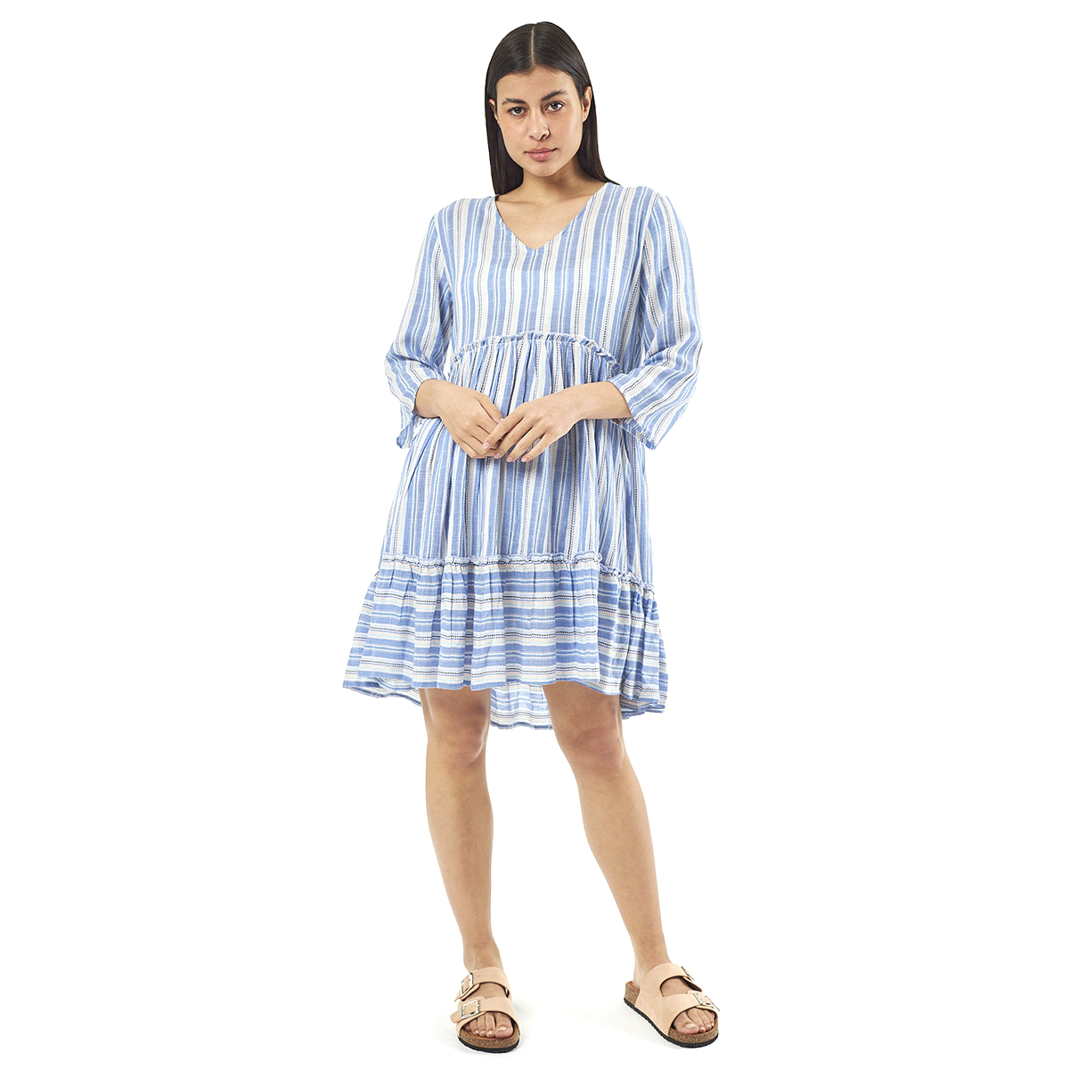 Verde Γυναικεία Τουνίκ 56-0055 Cotton Ινδίας Πολύχρωμο