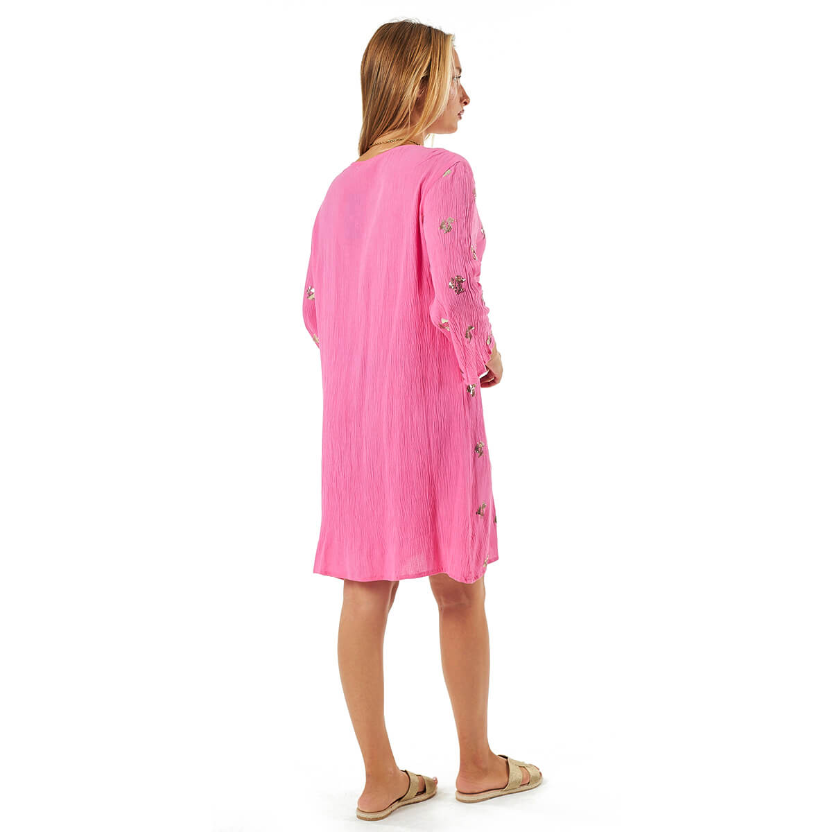 Verde Γυναικείες Τουνίκ 56-0056 Βαμβακερή Φούξια