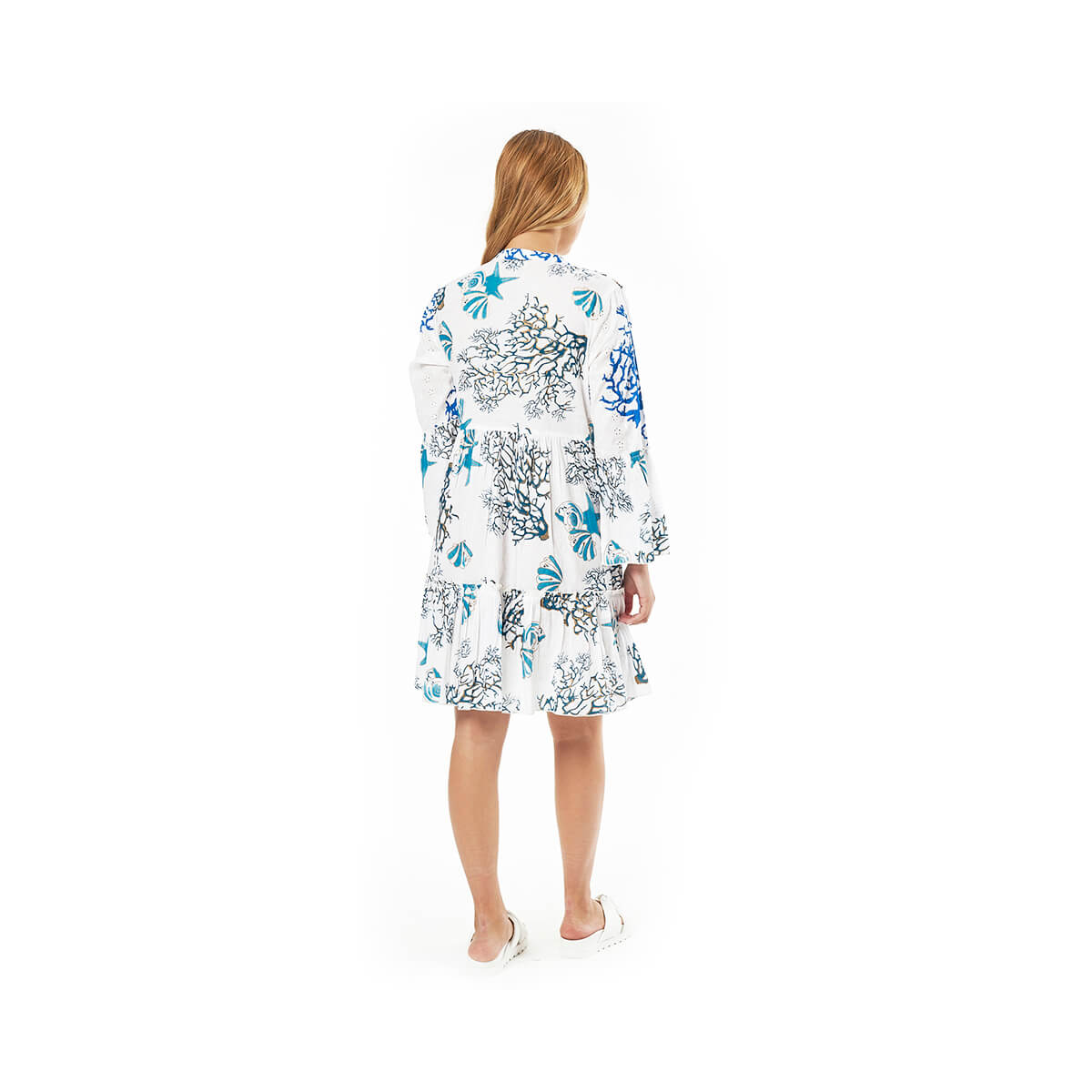 Verde Γυναικείες Τουνίκ 56-0059 Βαμβακερή Άσπρο